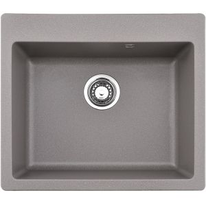 Гранитна кухненска мивка 57х50х22 см сива ICSG 8304 GRAY