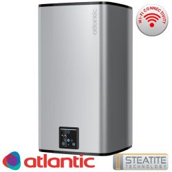 Електрически бойлер за баня ATLANTIC STEATITE CUBE Silver Wi-Fi 150 литра
