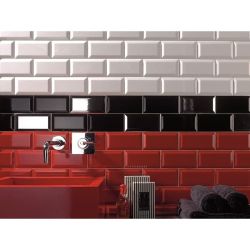 Червени стенни плочки за кухня и баня METRO FUEGO 10х20 см