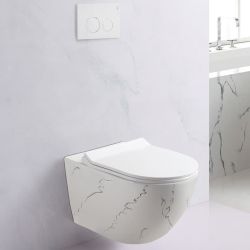 Стенна тоалетна чиния без ринг ICC 4937 MARBLE