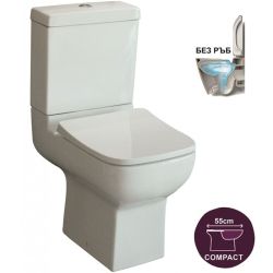 Моноблок с хоризонтално оттичане DANTE COMPACT Rimless ICC 5583P