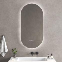 Огледало за баня с LED осветление и нагревател BRUNO 40х80 см ICL 1955-40