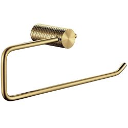 Златен матиран хавлийник за баня REA PRISM BRUSH GOLD 9710