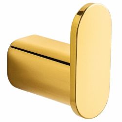 Златна единична закачалка за баня BALNEO QARX-1 GOLD