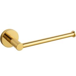Златна поставка за тоалетна хартия без капак BALNEO QUBE GOLD