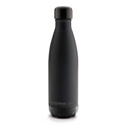 ASOBU Двустенна термо бутилка с вакуумна изолация “CENTRAL PARK“ - 500 мл - черна