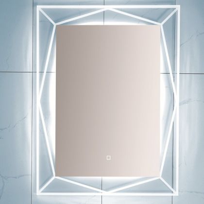 Огледало за баня с LED осветление КАРЛА 60х80 см ICL 1503