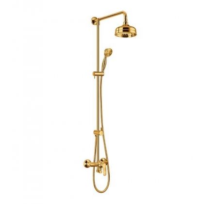 Стационарен душ за баня BELLA GOLD без чучур злато BERGSEE BS8462-77G