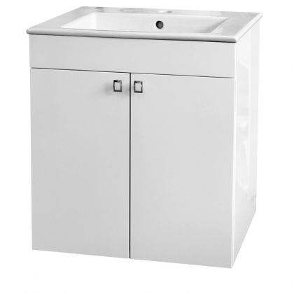 Шкаф за баня от PVC АТИНА 55 см конзолен