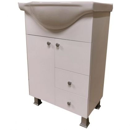 Долен шкаф за баня от PVC ОЛИМПИЯ 55 см