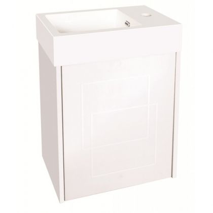 Окачен шкаф за баня от PVC 46 см ICP 4530