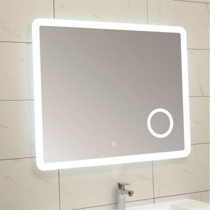 Огледало за баня с LED осветление 100х80 см ICL 1806