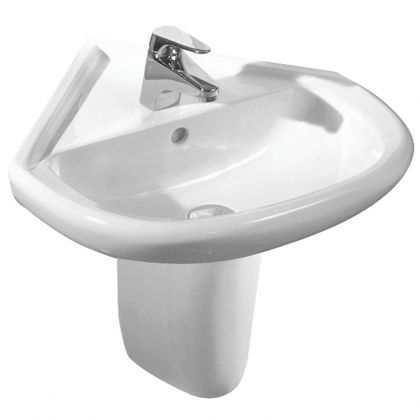 Ъглова мивка за баня NEO 55 см FAYANS H8136510001771