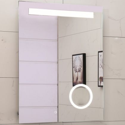Огледало за баня с LED осветление ДАНИСТА 60х80 см ICL 1490