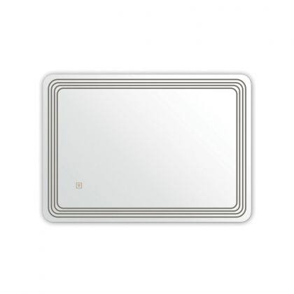 Огледало за баня с LED осветление 80х60 см с функция против замъгляване XD-046-12F
