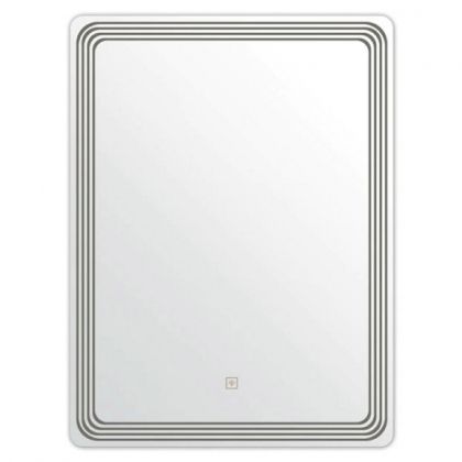 Огледало за баня с LED осветление 60х80 см с функция против замъгляване XD-027-08F