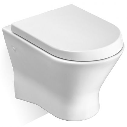 Стенна тоалетна чиния NEXO със седалка със забавено падане ROCA