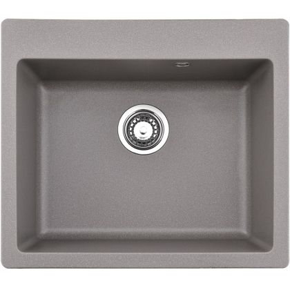 Гранитна кухненска мивка 57х50х22 см сива ICSG 8304 GRAY