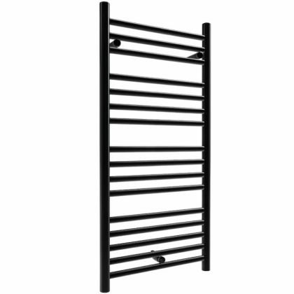 Черна алуминиева лира за баня STANDART BLACK 532х1600 мм