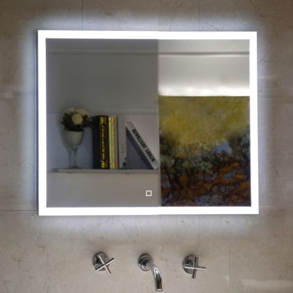 Огледало за баня с LED осветление ЖАРА 60х60 см ICL 1498
