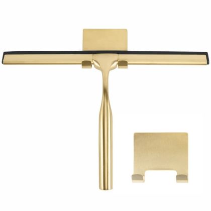 Стъклочистачка за душ кабина REA BRUSH GOLD матирано злато