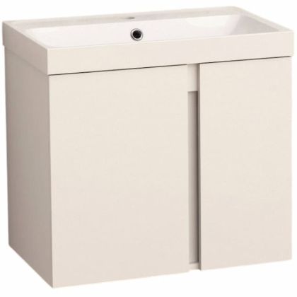 Долен шкаф за баня от PVC ЗОРА 61 см бял ICP 6087