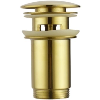 Клик сифон за мивка за баня с преливник злато IC 707G 