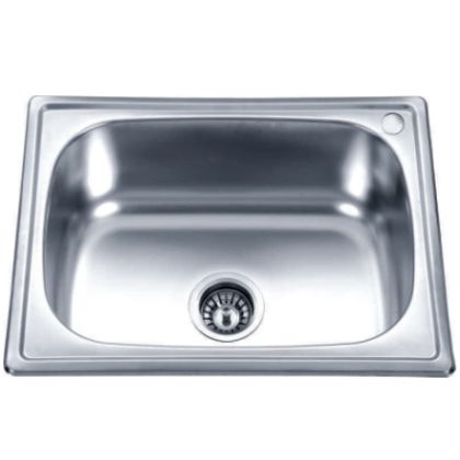 Кухненска мивка от алпака за вграждане 60х45х20 см ICK D6045P