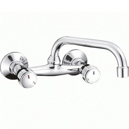 Смесител за кухня КУИК стенен с U-лебедка ICF 5015873C-M7120