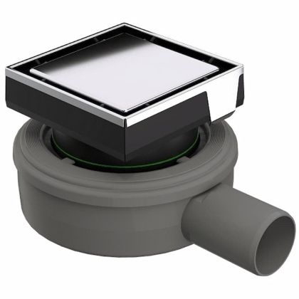 Подов сифон за баня 10х10 см за монтаж на плочка MICRO DRAIN