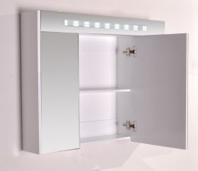Шкаф за баня огледален горен с LED осветление ICMC 904650 UP 90 см