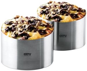 GEFU Комплект от 2 пръстена за десерти и салати FORMA