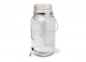 Vin Bouquet Стъклен буркан / диспенсър за течности 4 л с кранче