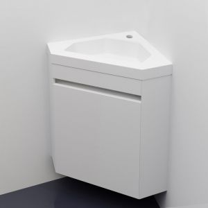 Шкаф за баня от PVC КСАНТАНА ъглов 40 см ICP 3939