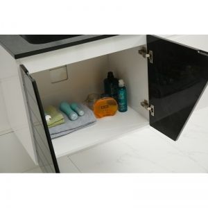 Шкаф за баня от PVC ЕНИЯ 65 см черен ICP 6555 B