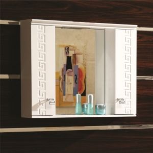 Шкаф за баня огледален горен с LED осветление 70 см ICMC 1047-70