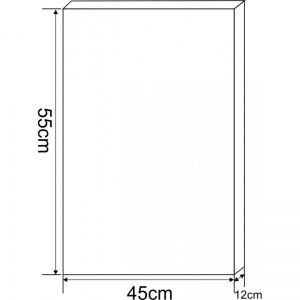 Горен огледален шкаф за баня от PVC 45 см ЕЛЛА ICMC 1045-55