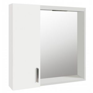 Шкаф за баня от PVC КАЙРА огледален горен с LED осветление 60 см ICMC 1013-60