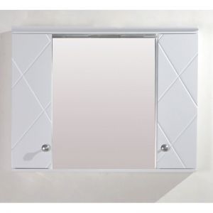 Шкаф за баня от PVC горен огледален с LED осветление 70 см ICMC 1043-70