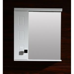 Шкаф за баня огледален горен от PVC с LED осветление СПЕНСЪР 50 см ICMC 1355-50