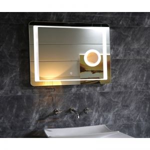 Огледало за баня с LED осветление 80х60 см ICL 1596