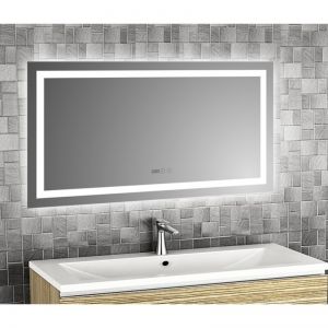 Огледало за баня с LED осветление 120х60 см ICL 1795