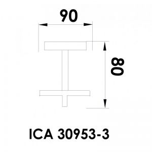 Тройна закачалка за баня АРИЕЛ ICA 30953-3