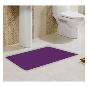 Противоплъзгащо килимче за баня 50х70 см лилаво ICSC 148