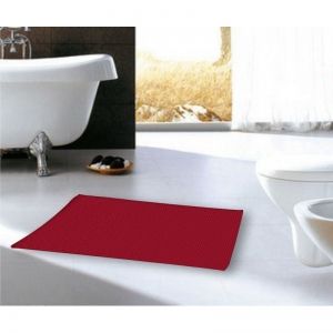 Противоплъзгащо килимче за баня 50х70 см червено ICSC 147