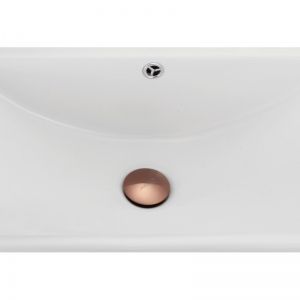 Клик сифон за умивалник за баня с преливник ЕЛИДА розово злато IC S707K