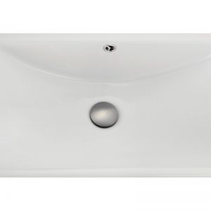 Клик сифон за умивалник за баня с преливник ДЕБРА сатен IC S707N