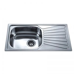 Кухненска мивка за вграждане от алпака 78х43х15 см ICK 7843