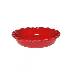 EMILE HENRY Керамична форма за пай "PIE DISH" - Ø26 см - цвят червен