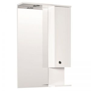 Шкаф за баня от PVC горен с осветление АНТОНИЯ 65 см